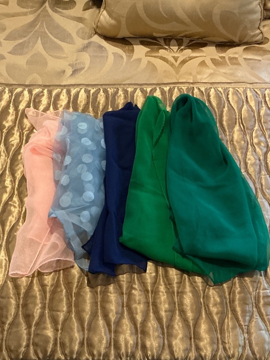 Vintage Accessories - Sheer Scarves Lot - 5